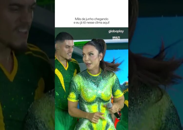 Ivete agita Maracanã em amistoso da seleção! | Show de Esquenta | Multishow | #shorts