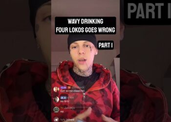 JWavy drinks two four lokos goes wrong part 1 #jwavy #issa #fourloko #addition #drunk