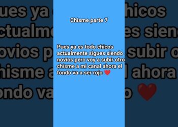 quieren más chismes?