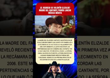 ¿Sacarán rolas inéditas de Valentín Elizalde?? #noticias #mexico #news #espectaculo