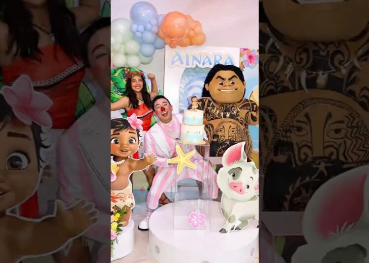 Simplemente espectacular ❤️✨️ #moana #maui #showinfantil #fiestainfantil #cumpleaños