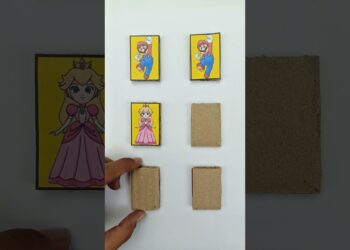 Super Mario Memory Card Game ❤️ #supermario​ #luigi​ #challenge​ #art