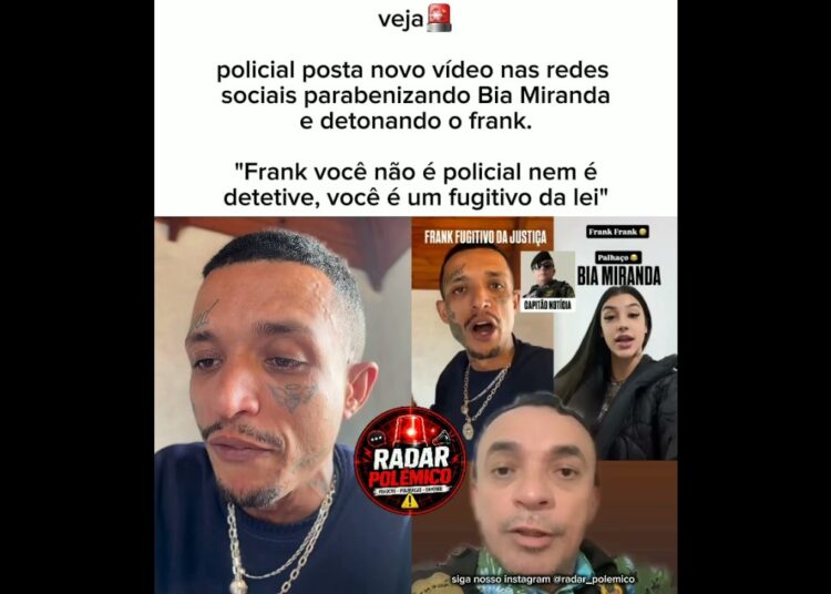🚨 Policial sai em defesa de Bia Miranda e detona Frank 😳🔥