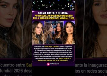 ¿Arrogancia? Salma Hayek queda en el ojo del huracán tras hacer tremendo desplante a  Belinda.