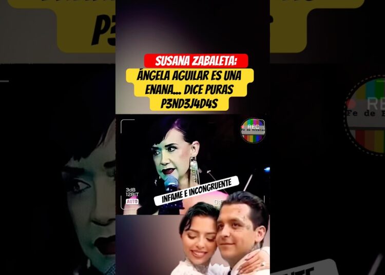 📢💥 LA AGREDE SIN MOTIVOS! Susana Zabaleta suelta duras ofenzas hacia Nodal y Ángela