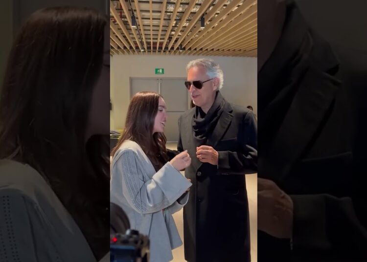 🎤 BELINDA & ANDREA BOCELLI ✨ El IMPRESIONANTE PALOMAZO de ‘BÉSAME MUCHO’ previo al MUNDIAL 2026 📸