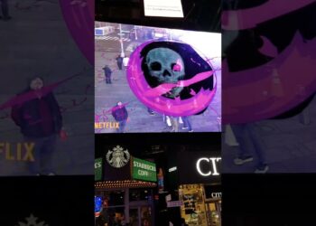 😍El espectáculo de luces más famoso del mundo🤩 TimesSquare#😱