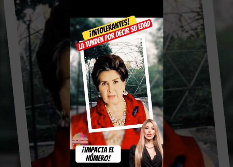 🚨ÉSTA FAMOSA LA ATACÓ CUANDO REVELÓ SU VERDADERA EDAD!