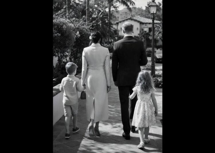 Harry & Meghan Fleeing The Monarchy One Monochromic Image At A Time