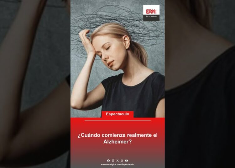 # ¿A qué edad comienza realmente el Alzheimer?