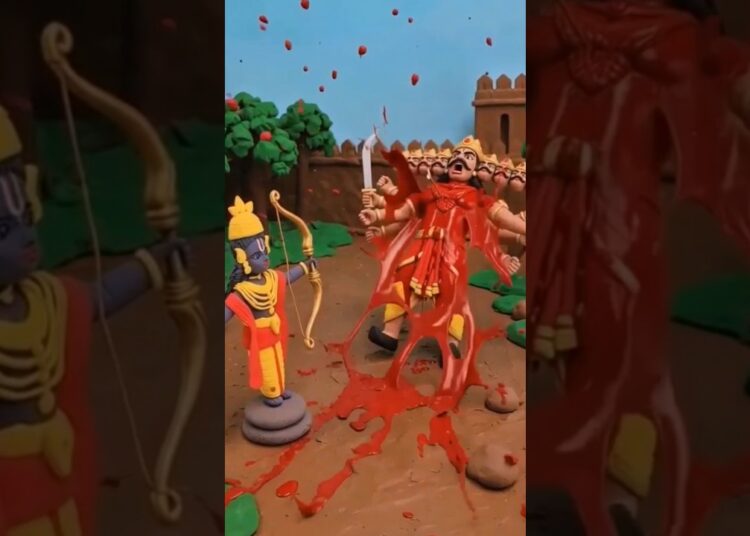 Ram ji idol making with clay🌺 Ram ji making🙏 Jai Shree Ram #Shorts #Shortsfeed
