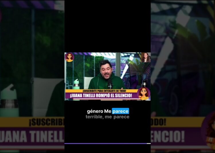 ¡JUANA TINELLI SE REGOCIJA POR SER MEDIÁTICA!