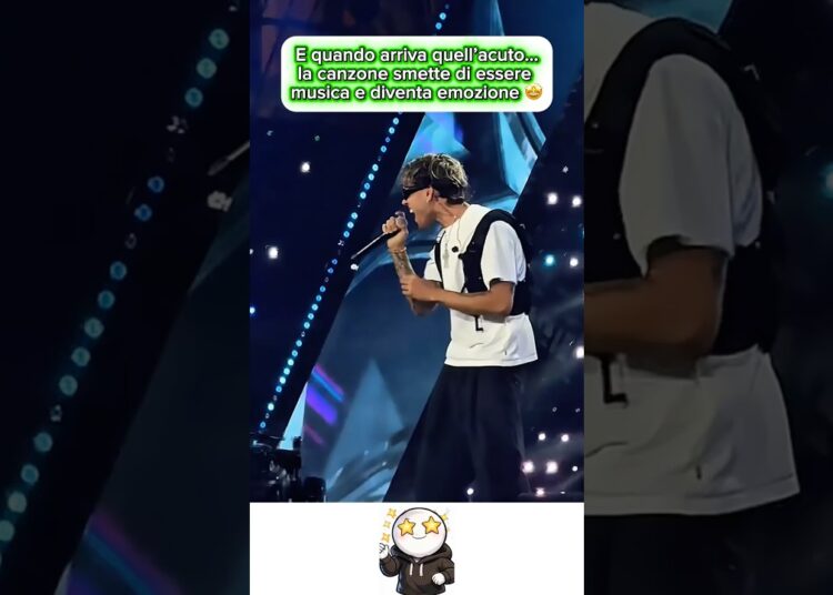 E quando arriva quell’acuto, la canzone smette di essere musica e diventa emozione 🤩
