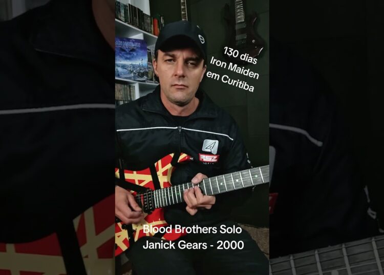 130 dias para o show do Maiden em Curitiba – Solo Final Blood Brothers 2000