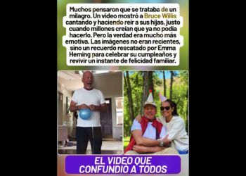 Bruce Willis reapareció cantando y la verdadera historia detrás del video sorprendió a todos