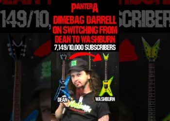 Dimebag Darrell On Switching From Dean To Washburn Guitars #shorts #trending #viral #music #metal