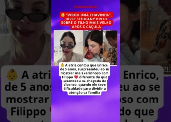 MÃE DE TRÊS, STHEFANY BRITO REVELA SURPRESA COM FILHO MAIS VELHO