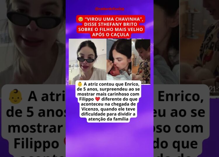 MÃE DE TRÊS, STHEFANY BRITO REVELA SURPRESA COM FILHO MAIS VELHO