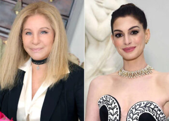 Barbra Streisand publica foto celebrando el embarazo de Anne Hathaway