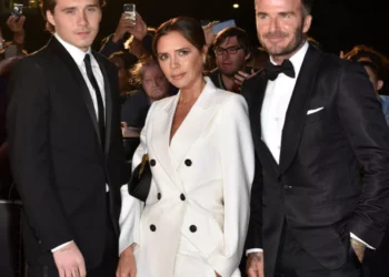 Brooklyn Beckham, David Beckham y Victoria Beckham