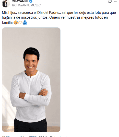 X / @CHAYANNEMUSIC