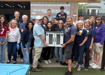 Rotary clubs build Little Free Libraries