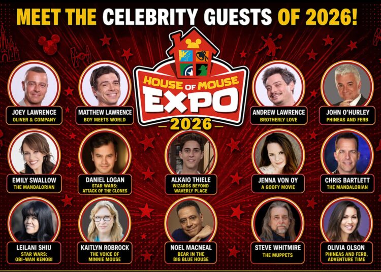 Conozca a los invitados famosos de House of Mouse Expo 2026