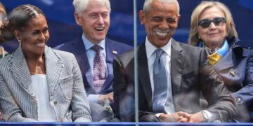 El Obama Center abre en Chicago con un llamado a defender la democracia y una multitud de celebridades