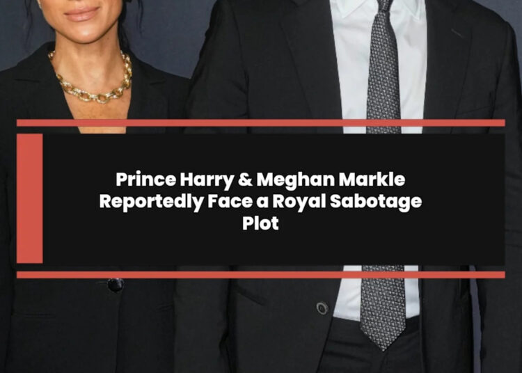 El príncipe Harry y Meghan Markle supuestamente enfrentan un complot de sabotaje real