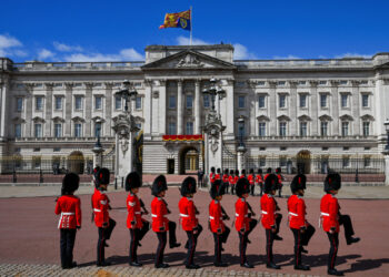Trooping the Colour parade to honour Britain's King Charles on his official birthday in London