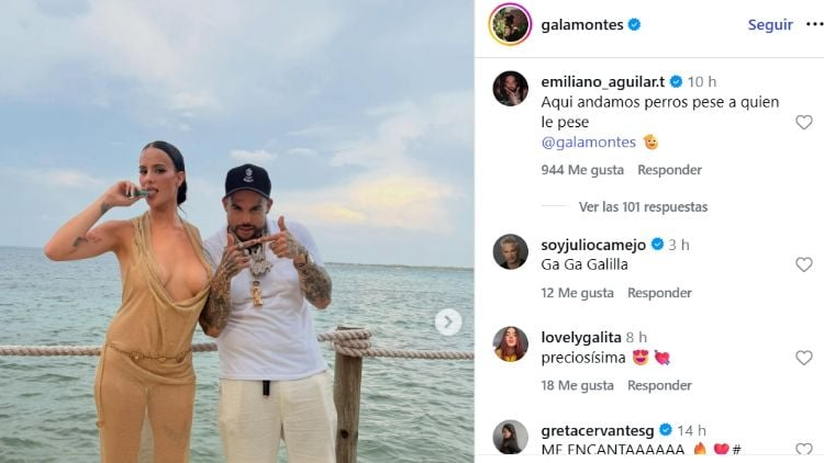 Emiliano Aguilar y Gala Montes desatan rumores de romance y colaboración musical