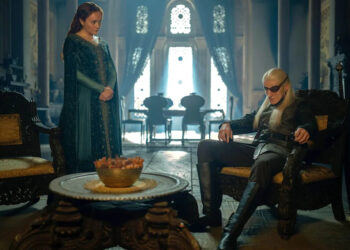 Olivia Cooke y Ewan Mitchell en la temporada 3 de 'House of the Dragon'Crédito: Ollie Upton/HBO