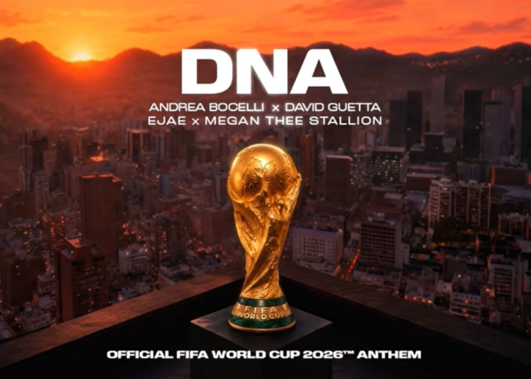La FIFA presenta "DNA", el himno oficial del Mundial con Andrea Bocelli y David Guetta
