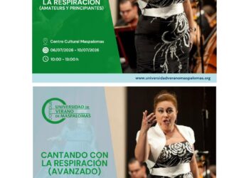 La soprano Judith Pezoa enseña las claves de técnica vocal y respiratoria, aplicadas al canto