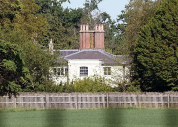 La antigua cabaña Frogmore del príncipe Harry y Meghan Markle fotografiada en 2019. Por: MEGA