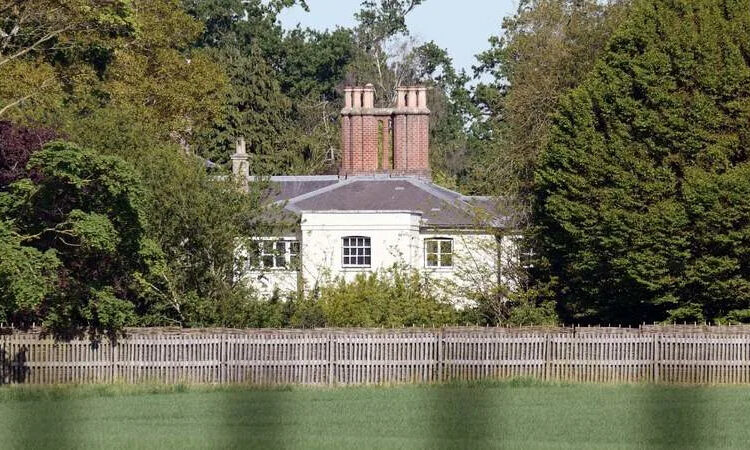 La antigua cabaña Frogmore del príncipe Harry y Meghan Markle fotografiada en 2019. Por: MEGA