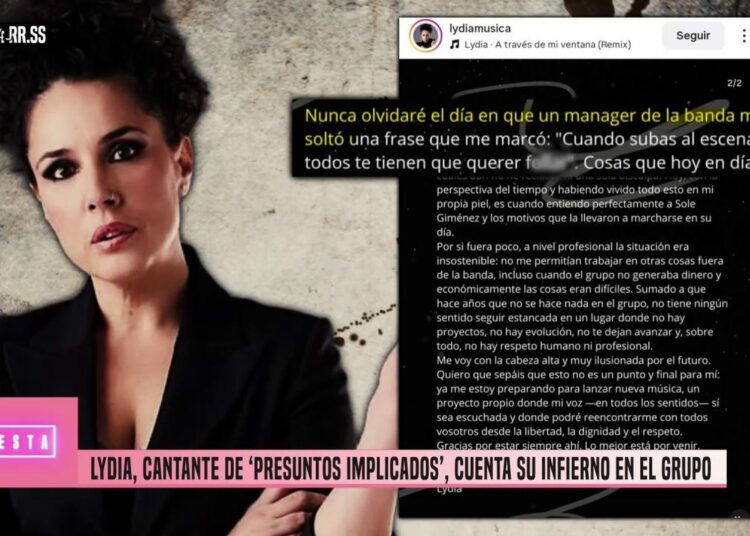 El comunicado de Lydia Rodríguez hablando sobre el trato recibido en 'Presuntos implicados' Fiesta 2026 Top Vídeos 1229