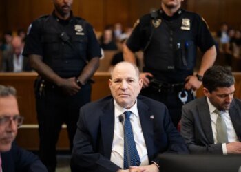 Harvey Weinstein appears in Manhattan Supreme Court Thursday, June 25, 2026 in New York. (Adam Gray/Pool Photo via AP)