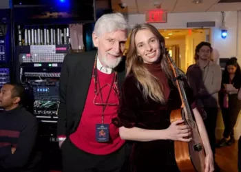 Robert Thurman y su nieta Maya Hawke
