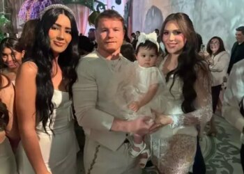 Saúl ‘Canelo’ Álvarez y Fernanda Gómez
