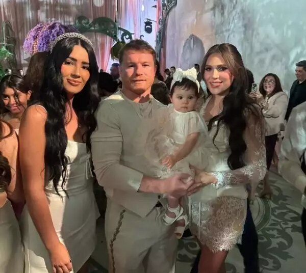 Saúl ‘Canelo’ Álvarez y Fernanda Gómez