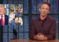 Seth Meyers Prophesied How Trump Would Be Received At NBA Finals