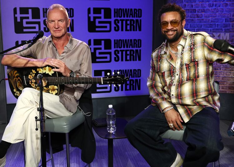 Sting y Shaggy interpretan 'All This Time' en vivo en 'Howard Stern'
