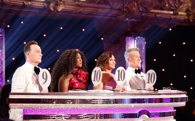 El panel de jueces de Strictly Come Dancing