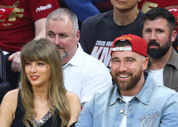 Travis Kelce baila y entusiasma a la multitud en el concierto de Taylor Swift Remix