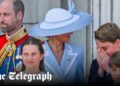 Trooping the color 2026: el príncipe George lucha por contener los estornudos durante la ceremonia