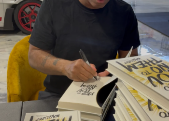 Author "Wallo267" and his latest book, Yes to You, No to Them.