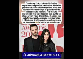 Courteney Cox y Johnny McDaid se separaron y él reveló algo sobre ella que nadie esperaba escuchar