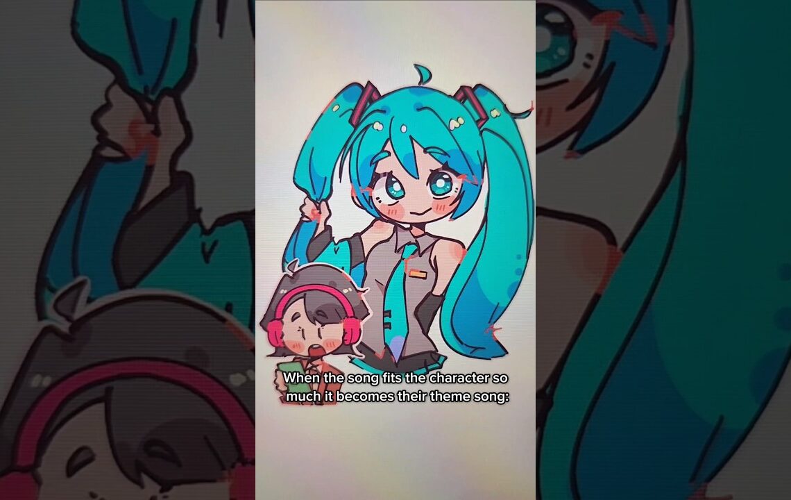 My song “2DWorld” is such a Miku song lol 😝💚💗 #art #vocaloid #anime # music #shorts