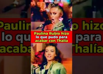 😱 Paulina Rubio hizo lo que pudo para acabar con Thalía